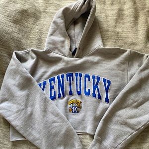 NEW GRAPHIC CROPPED HOODIE